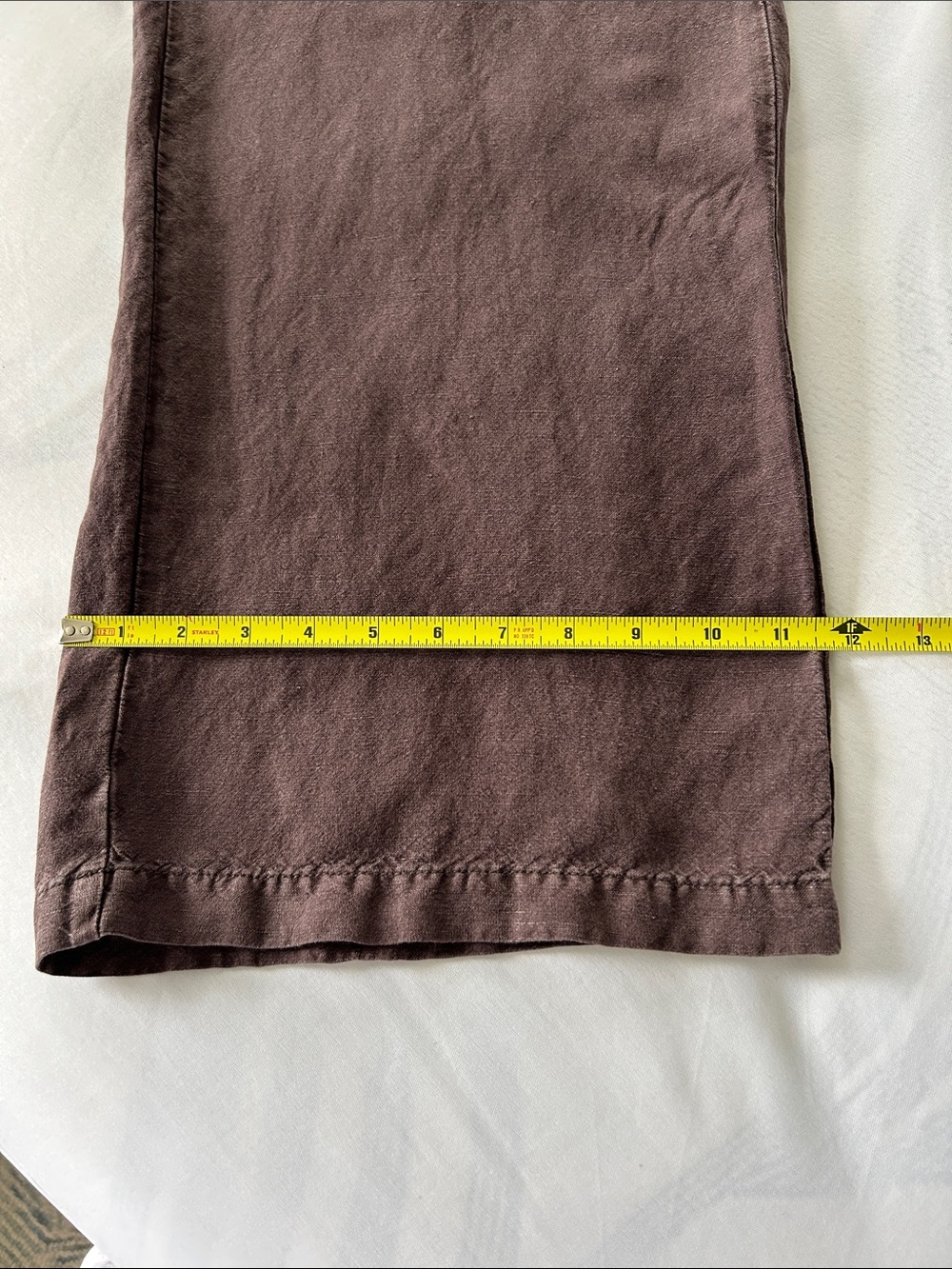 Wide Leg Utility Pants in Cocoa Brown - Picture 8 of 10